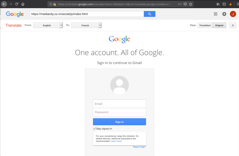 Firibgarlar o'z veb-saytlarini Google Tarjimon yordamida yashirishmoqda.