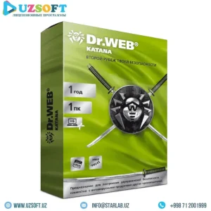 Dr.Web KATANA — лицензия на 1 год на 1 ПК