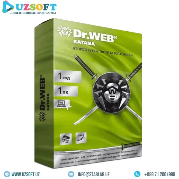 Dr.Web KATANA — лицензия на 1 год на 1 ПК Dr.Web KATANA — лицензия на 1 год на 1 ПК
