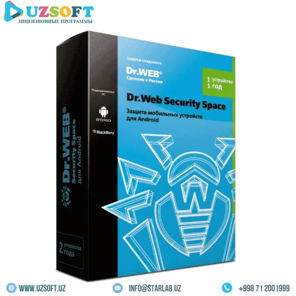 Dr.Web Security Space для Android — лицензия на 1 год на 1 устройств
