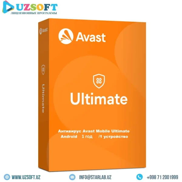 Антивирус Avast Mobile Ultimate Android 1 год / 1 устройство Антивирус Avast Mobile Ultimate Android 1 год / 1 устройство
