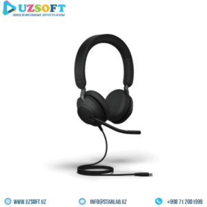 Jabra Evolve2 40, USB-A, MS Stereo купить в Ташкенте