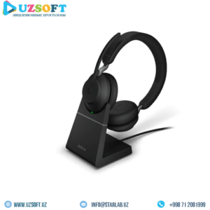 Jabra Evolve2 65, Link380a MS Stereo Black 26599-999-999/UZ купить в Ташкенте на узсофт.уз