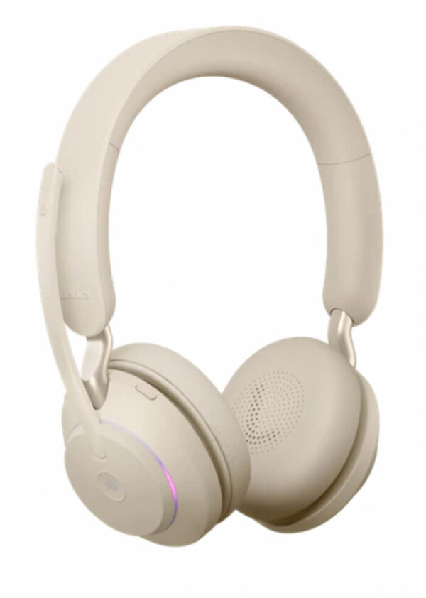 Jabra Evolve2 65, Link380a MS Stereo Beige [26599-999-998] на узсофт.уз