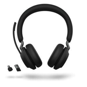 Jabra Evolve2 65, Link380a MS Stereo Black (26599-999-999/UZ) купить в Ташкенте на узсофт.уз