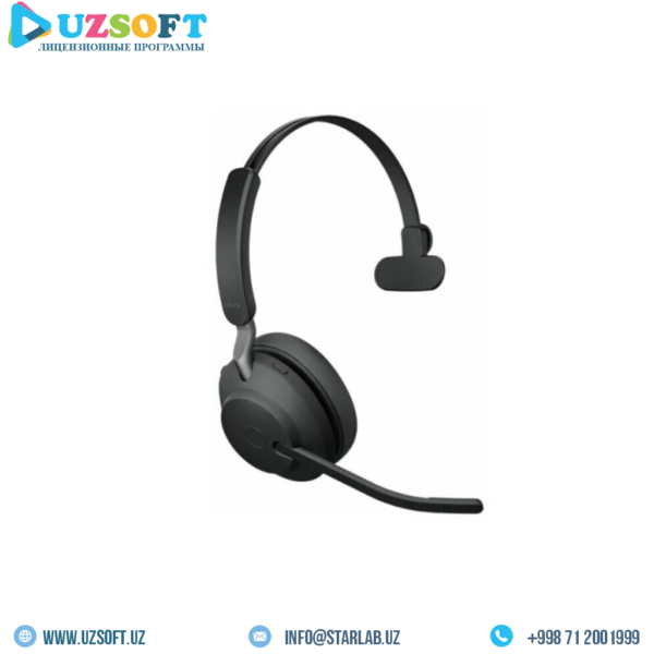 Jabra Evolve2 65, Link380a MS Mono Black [26599-899-999] купить на uzsoft.uz