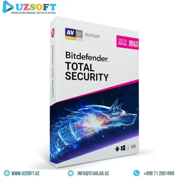 Bitdefender Total Security на 2 года для 5 устройств Bitdefender Total Security на 2 года для 5 устройств