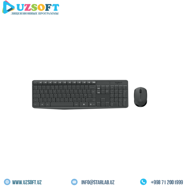 LOGITECH MK345 Wireless Combo - BLACK - RUS LOGITECH MK345 Wireless Combo - BLACK - RUS