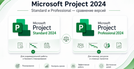 Microsoft Office и Project 2024 сравнение версий